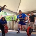 Inspiration for us all, John from the Special Olympics Dead-lifting 467 lbs like a boss