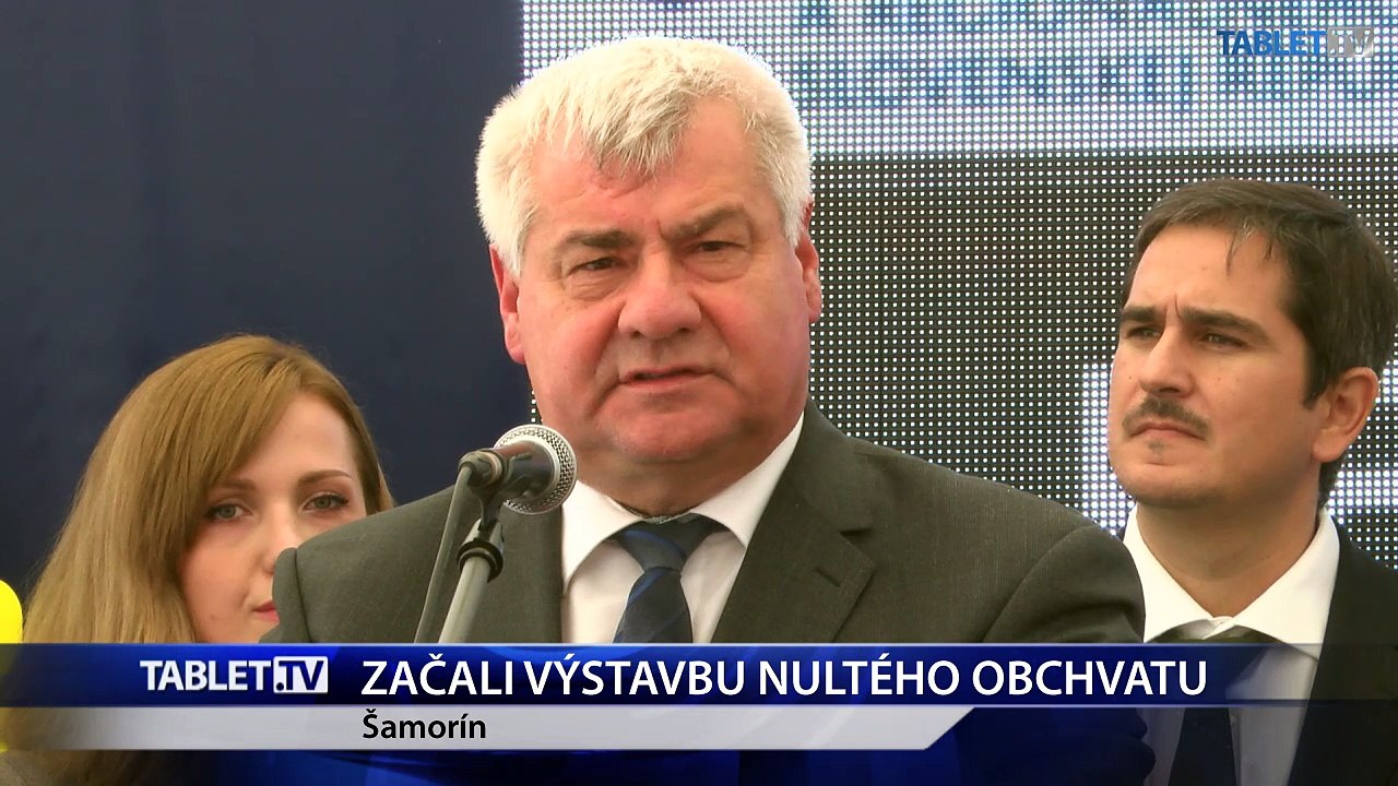 Výstavbu bratislavského obchvatu odštartoval minister A. Érsek