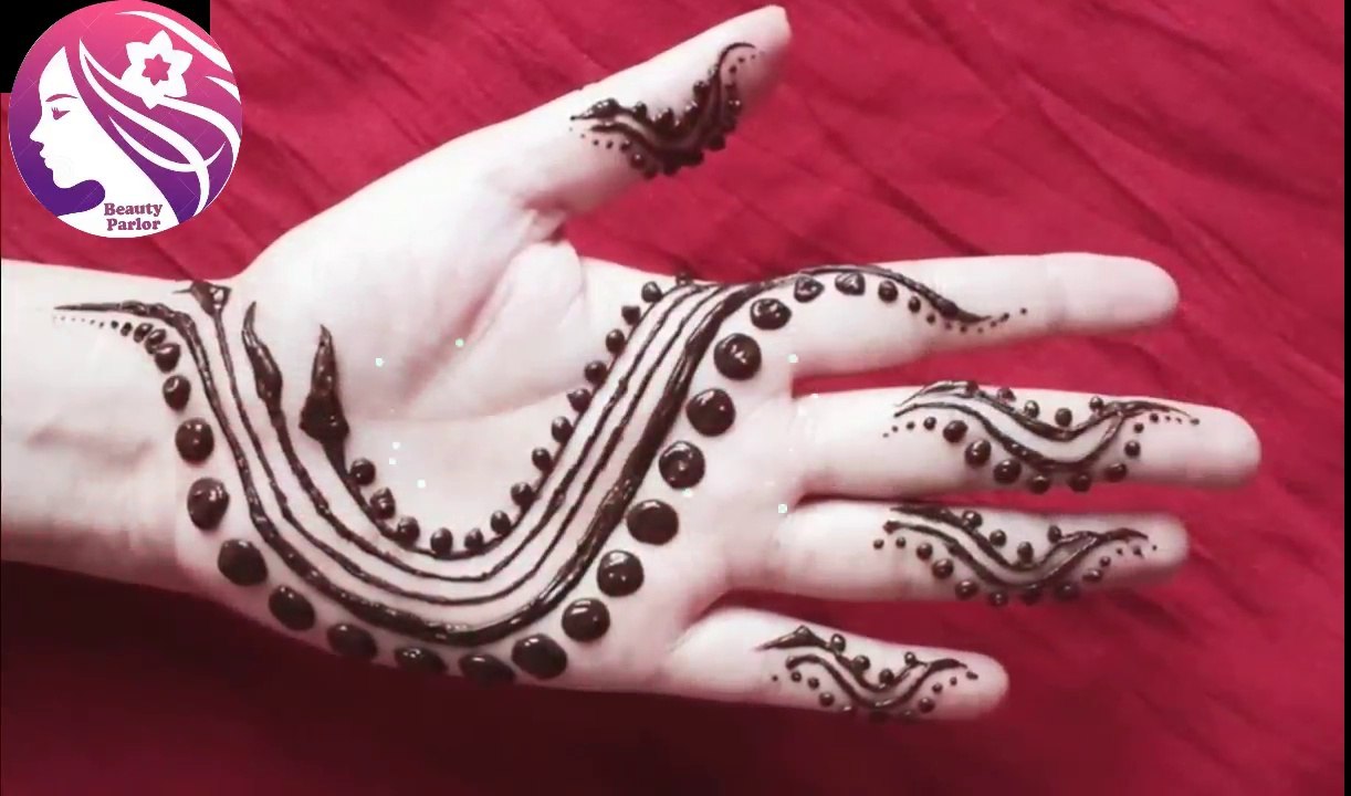 Prettty Dots Mehndi Designs Simple And Easy Step By Step For Hands