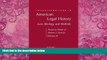Books to Read  Transformations in American Legal History, II: Law, Ideology, and Methods -- Essays