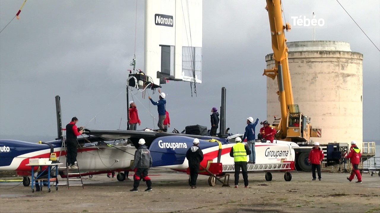 Coupe de l'America. Ça vole en rade de Brest !