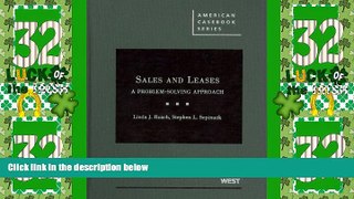 Big Deals  Sales and Leases: A Problem-Solving Approach (American Casebook) (American Casebook