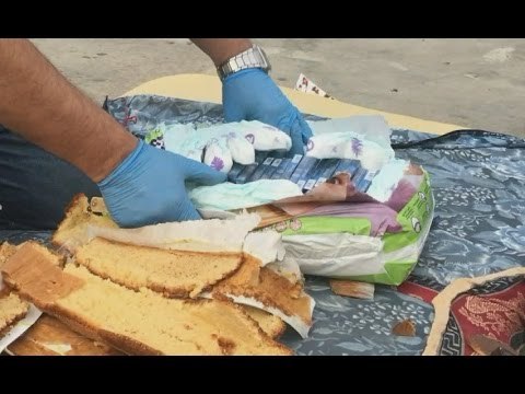 Palermo - Sigarette nascoste tra i pannolini, sequestro a Brancaccio (17.10.16)