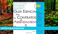 Full Online [PDF]  Guia Esencial Para Los Contratos de Arrendamiento de Bienes Raices / Essential