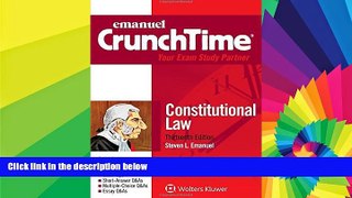 Full [PDF]  CrunchTime: Constitutional Law (Emanuel Crunchtime)  READ Ebook Full Ebook