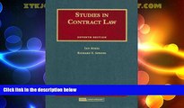 Big Deals  Studies in Contract Law (University Casebook)  Full Read Best Seller