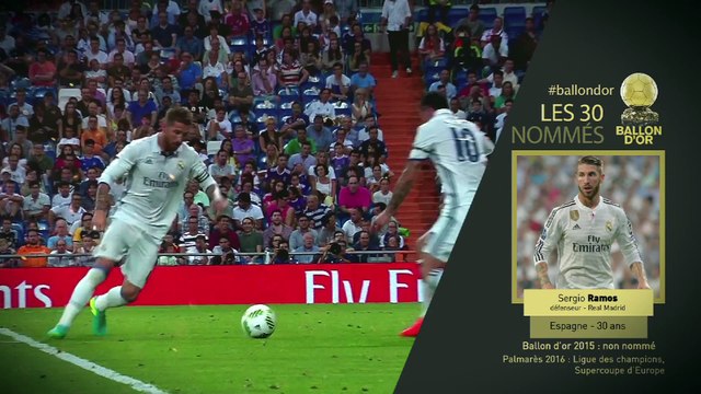 Les 30 nommés Ballon d'Or France Football - 6/6