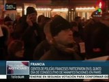 Policías franceses marchan por mejores condiciones salariales
