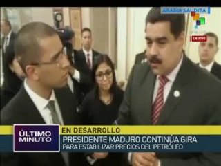 El mandatario de Venezuela realiza gira por países petroleros