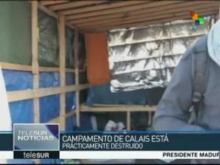 Campamento de refugiados de Calais será desmantelado mañana