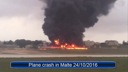 Plan Crash in Malta [5 Person dead in Air Accident] October 24-2016