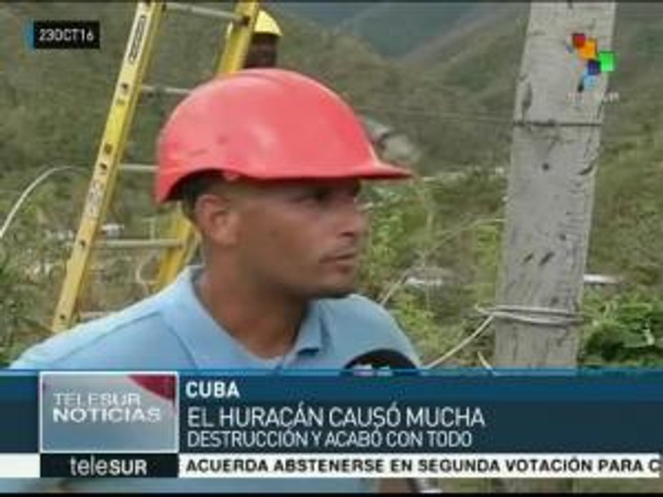 Cuba: Baracoa sufre las consecuencias del huracán Matthew