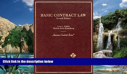 Big Deals  Basic Contract Law (American Casebook Series)  Full Ebooks Most Wanted