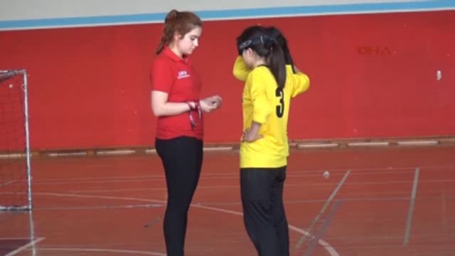 Görme Engelliler Goalball 1'inci Lig Müsabakaları Başladı