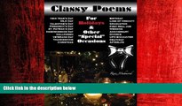 FREE DOWNLOAD  Classy Poems: For Holidays   Other 