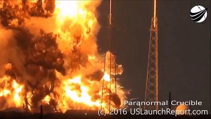 UFO Destroys SpaceX Rocket On Launch Pad
