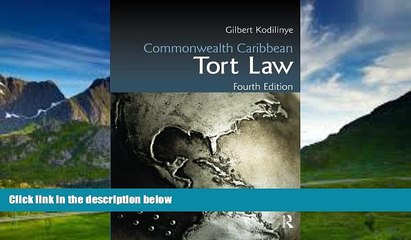 Big Deals  Commonwealth Caribbean Tort Law (Commonwealth Caribbean Law)  Full Ebooks Best Seller