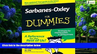 Big Deals  Sarbanes-Oxley For Dummies  Full Ebooks Most Wanted