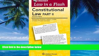 Big Deals  Law in a Flash Cards: Constitutional Law II  Best Seller Books Best Seller