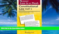 Big Deals  Law in a Flash Cards: Constitutional Law II  Best Seller Books Best Seller