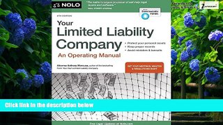 Big Deals  Your Limited Liability Company: An Operating Manual  Best Seller Books Most Wanted
