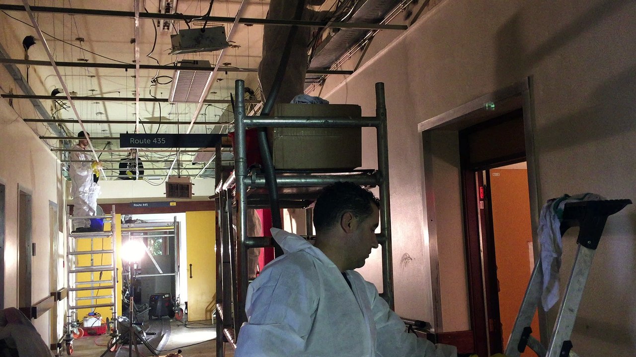 L'aile B de l'hôpital de Warquignies, ravagée par l'incendie, est en cours de réhabilitation