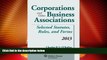 Big Deals  Corporations and Other Business Associations 2013 Statutory Supplement  Best Seller