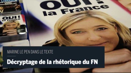 Vidéo : la rhétorique du Front national décryptée