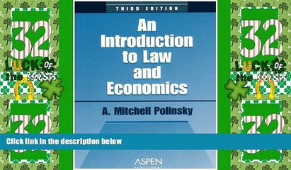 Big Deals  Introduction To Law and EConomics,  Third Edition (Coursebook Series)  Best Seller