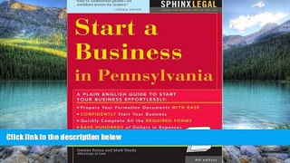 Books to Read  Start a Business in Pennsylvania (Legal Survival Guides)  Full Ebooks Most Wanted