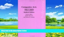 Books to Read  Companies Acts 1963-2009: A Guide to Irish Law - 2009 Student Edition  Full Ebooks