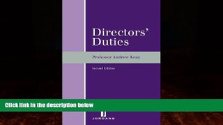 Books to Read  Directors  Duties: Second Edition  Best Seller Books Most Wanted