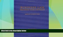 Big Deals  Business Law: Principles, Cases and Policy  Best Seller Books Best Seller