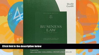 Books to Read  Study Guide for Clarkson/Jentz/Cross/Miller s Business Law: Text and Cases, 11th