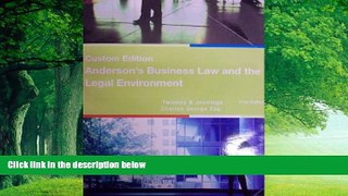 Big Deals  Anderson s Business Law and the Legal Environment [21 E] (Comprehensive Volume)  Full