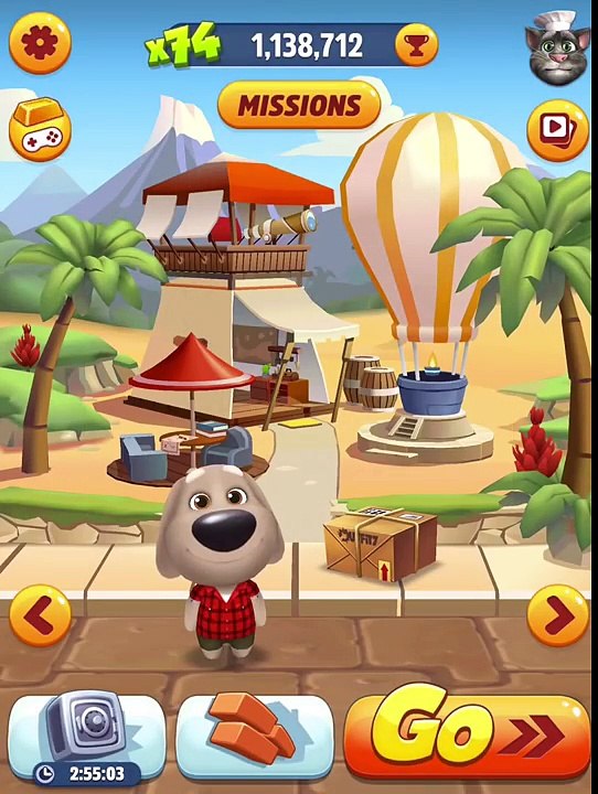 Talking Tom Gold Run #13 | TALKING BEN Gameplay - BENS ADVENTURE [Game 4 Kids By Outfit7]