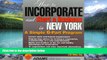 Books to Read  How to Incorporate and Start a Business in New York (How to Incorporate and Start a