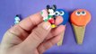 Play Doh Ice Cream Cones Surprise Eggs Mickey Mouse Cars Frozen Doramon