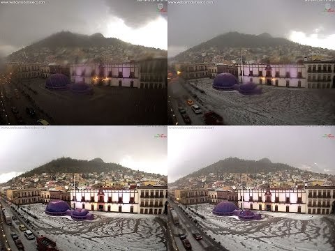 Unusual Hailstorm Blankets Mexican City With Ice