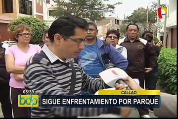 Callao: sigue enfrentamiento por parque en La Perla