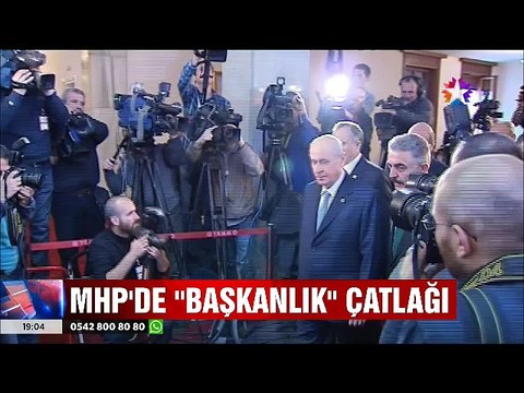 Milliyetçi Hareket Partisin de Başkanlık çatlağı