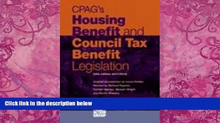 Books to Read  CPAG s Housing Benefit and Council Tax Benefit Legislation  Full Ebooks Most Wanted