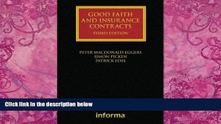 Books to Read  Good Faith and Insurance Contracts (Lloyd s Insurance Law Library)  Full Ebooks