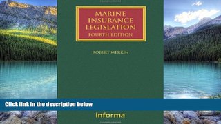 Big Deals  Marine Insurance Legislation (Lloyd s Shipping Law Library)  Best Seller Books Most
