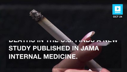 1 in 4 US cancer deaths linked to smoking