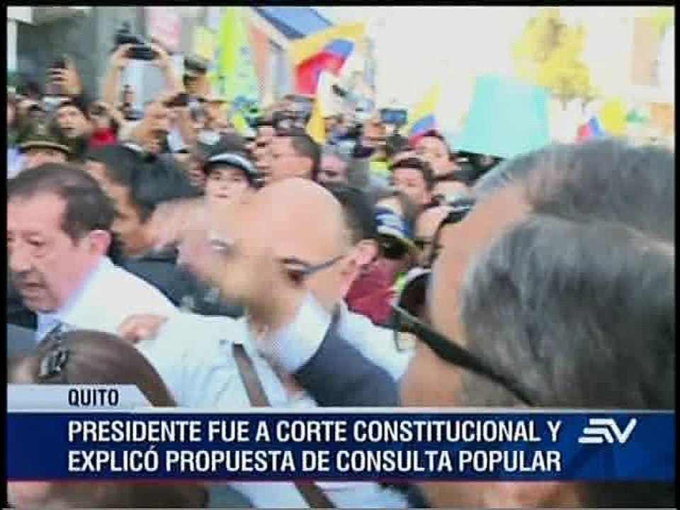 Presidente Correa comparece ante la Corte Constitucional por consulta sobre paraísos fiscales