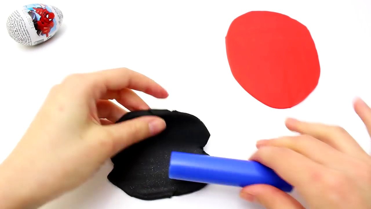 Oyun Hamuru ile Örümcek Adam Yapımı ve Örümcek Adam Sürpriz Yumurta Açma