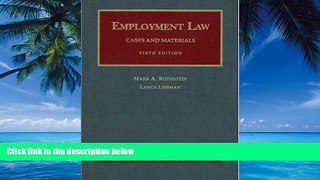 Big Deals  Employment Law Cases and Materials (University Casebooks)  Full Ebooks Most Wanted