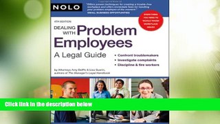 Big Deals  Dealing With Problem Employees: A Legal Guide  Best Seller Books Best Seller