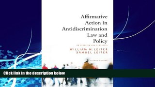 Big Deals  Affirmative Action in Antidiscrimination Law and Policy: An Overview and Synthesis,